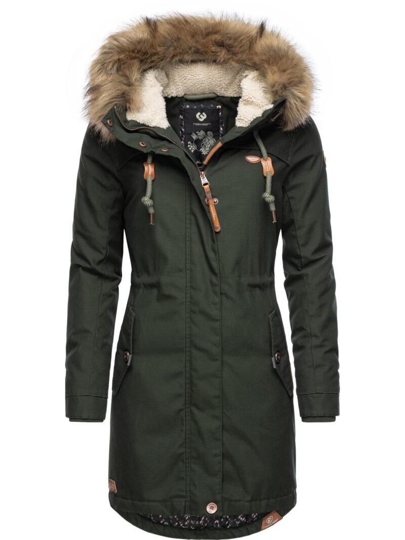 Ragwear Parka de iarnă 'Tawny'  oliv