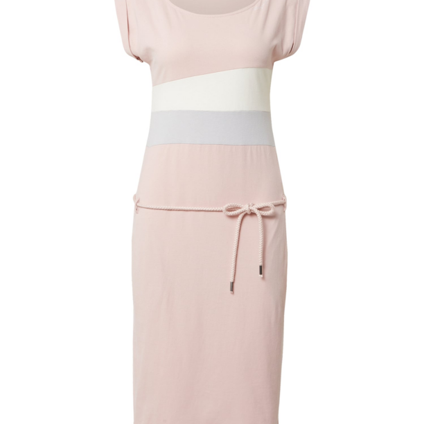 Ragwear Rochie 'TARAYA'  gri deschis / rosé / alb