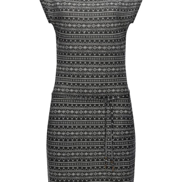 Ragwear Rochie de vară 'Chego'  negru / alb