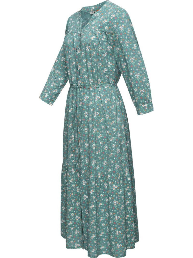 Ragwear Rochie tip bluză 'Meve'  verde / portocaliu / roz / alb