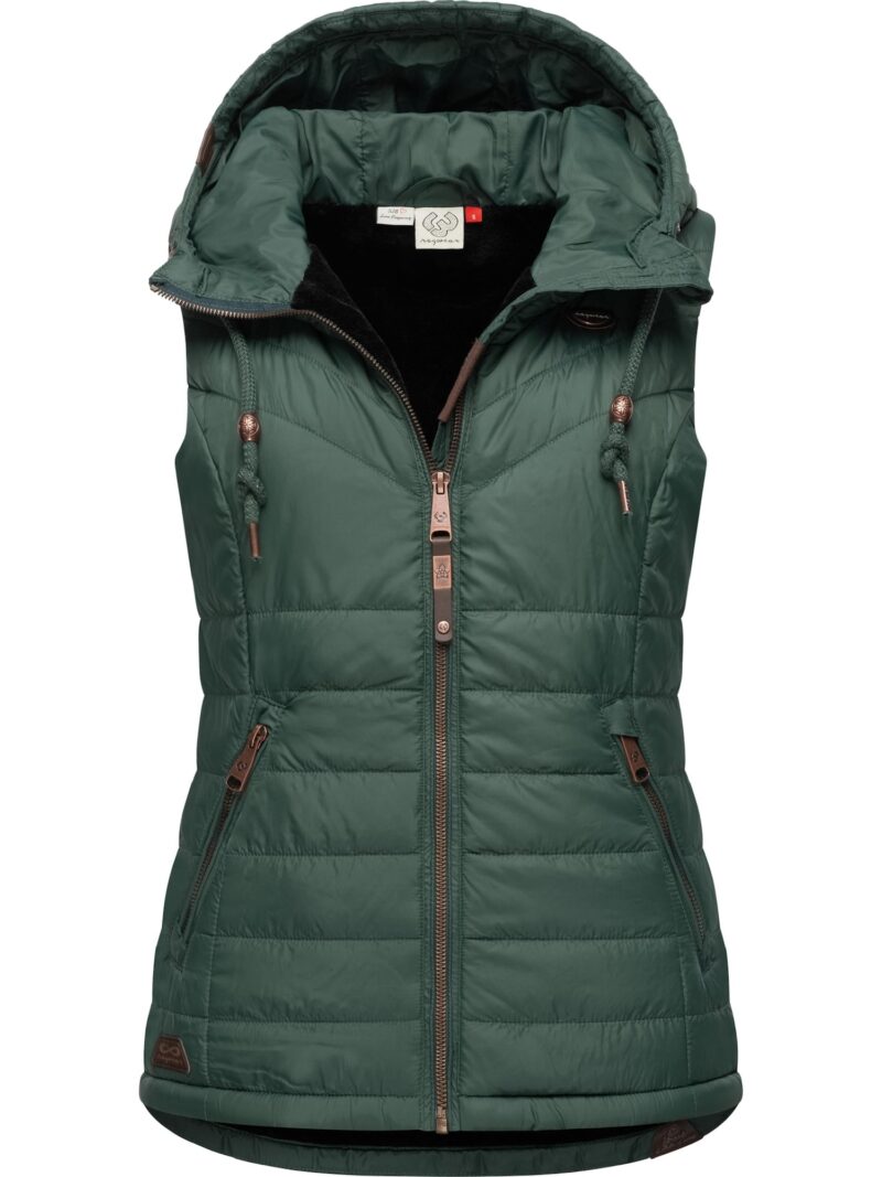 Ragwear Vestă sport 'Lucinda'  verde închis