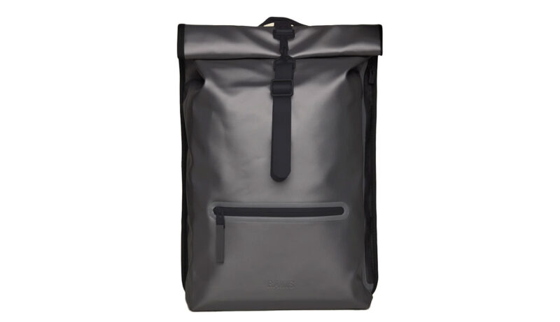 Rains Rolltop Rucksack Metallic Grey