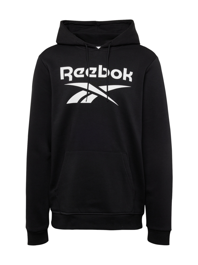 Reebok Hanorac sport 'Identity'  negru / alb