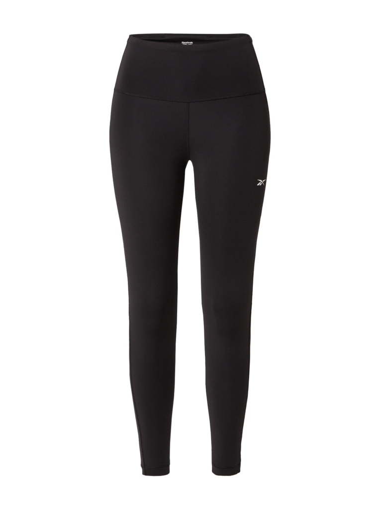 Reebok Pantaloni sport 'Lux Perform'  negru / alb