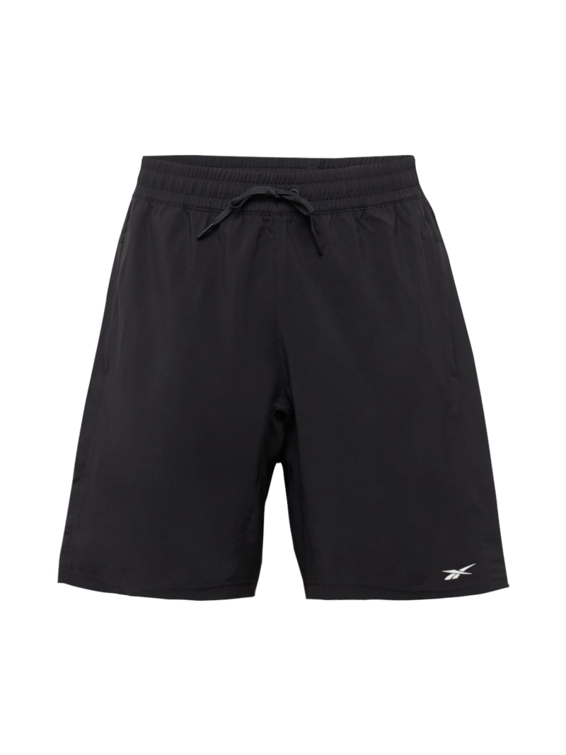 Reebok Pantaloni sport 'Workout Ready'  negru / alb