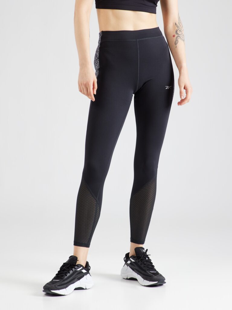 Reebok Pantaloni sport  gri deschis / negru