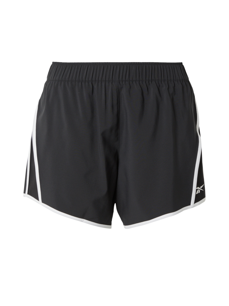 Reebok Pantaloni sport  negru / alb