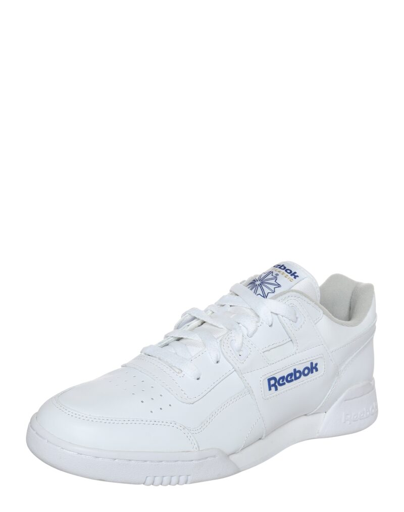 Reebok Sneaker low 'Workout Plus'  albastru / alb