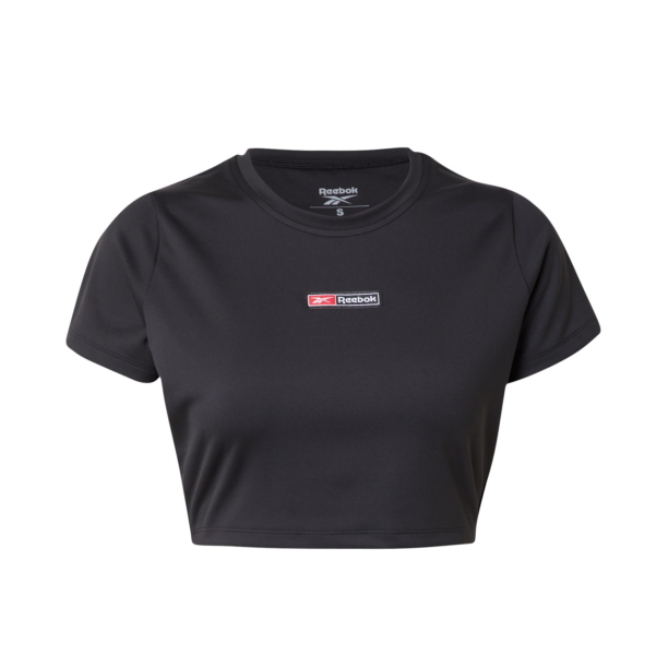 Reebok Tricou funcțional 'LUX BOLD'  roșu / negru / argintiu / alb