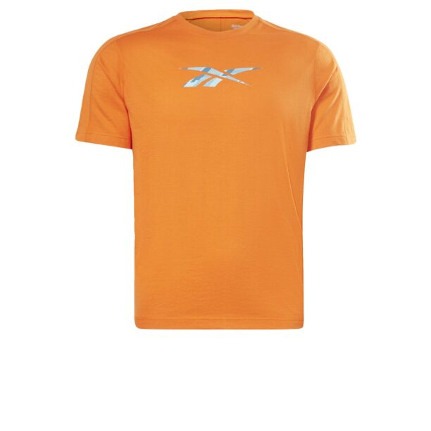 Reebok Tricou funcțional  gri / portocaliu