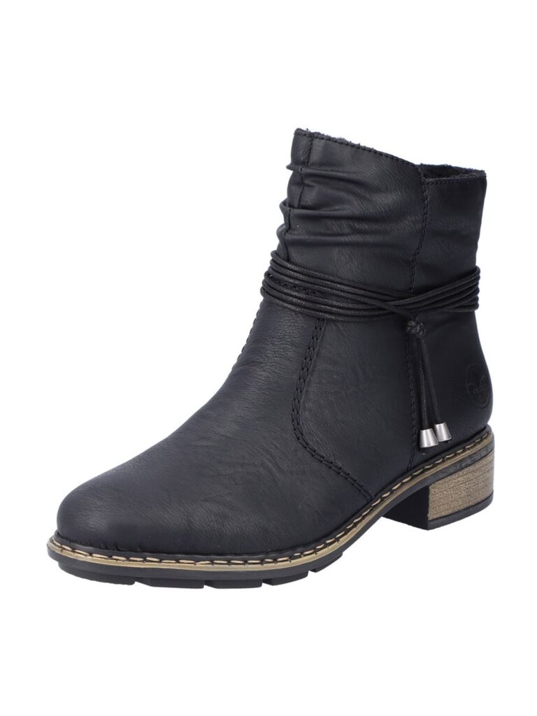 Rieker Botine  negru