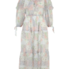 River Island Petite Rochie  albastru pastel / gri / roz pastel