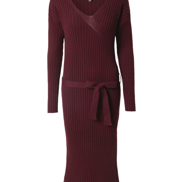 River Island Rochie tricotat  roșu burgundy