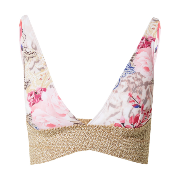 River Island Sutien costum de baie  bej / albastru deschis / roz / alb