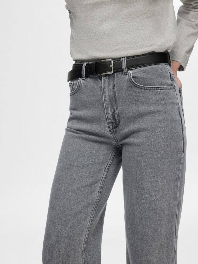 Original SELECTED FEMME Jeans 'SLFALice'  gri deschis