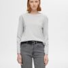 SELECTED FEMME Tricou 'Essential'  gri deschis