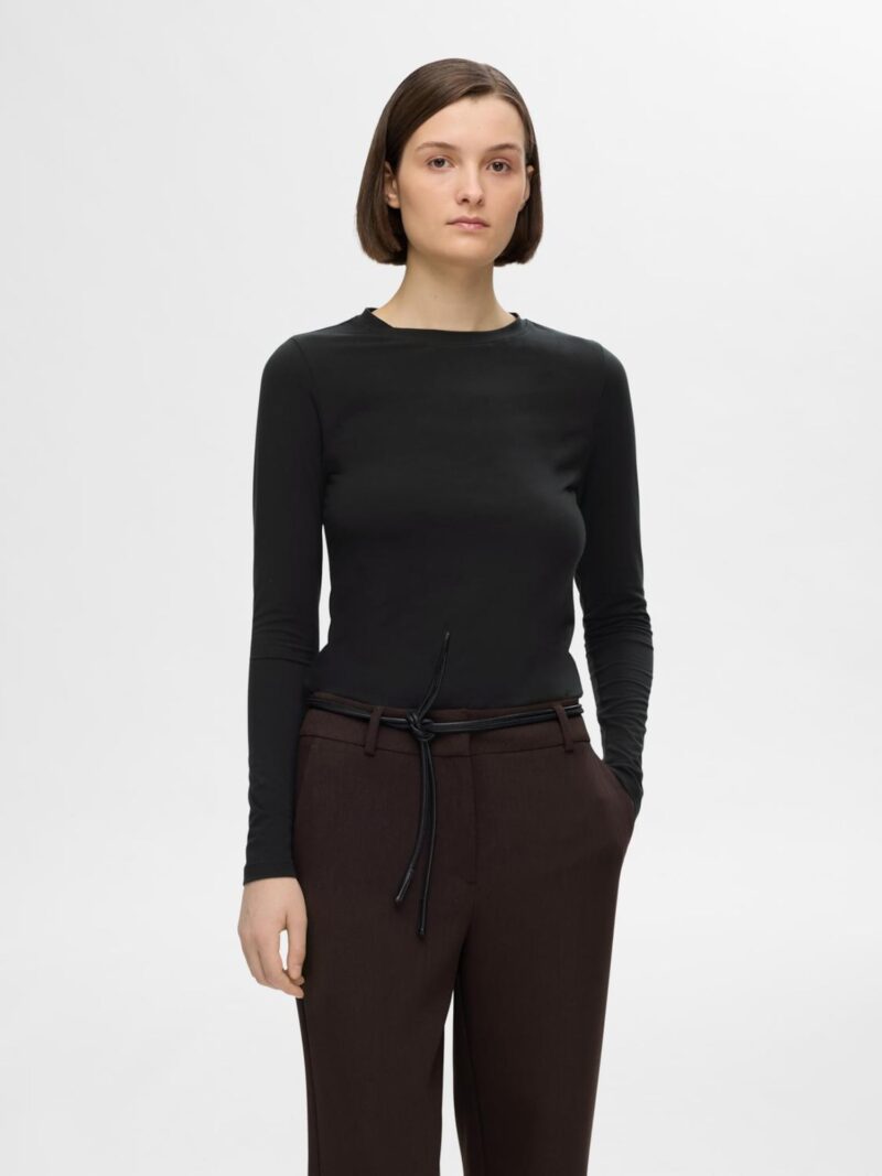 SELECTED FEMME Tricou 'MANJA'  negru