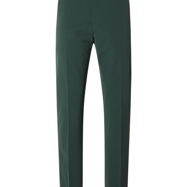 SELECTED HOMME Pantaloni cu dungă 'SLHLiam'  verde închis