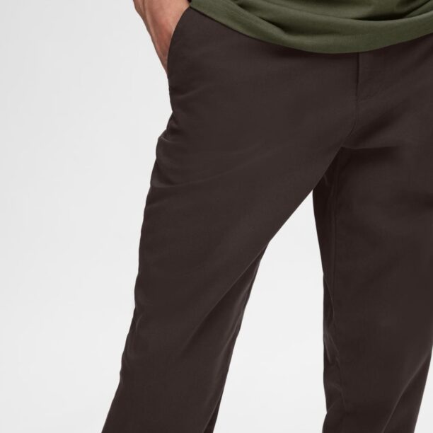 Original SELECTED HOMME Pantaloni eleganți 'Miles Flex'  ciocolatiu