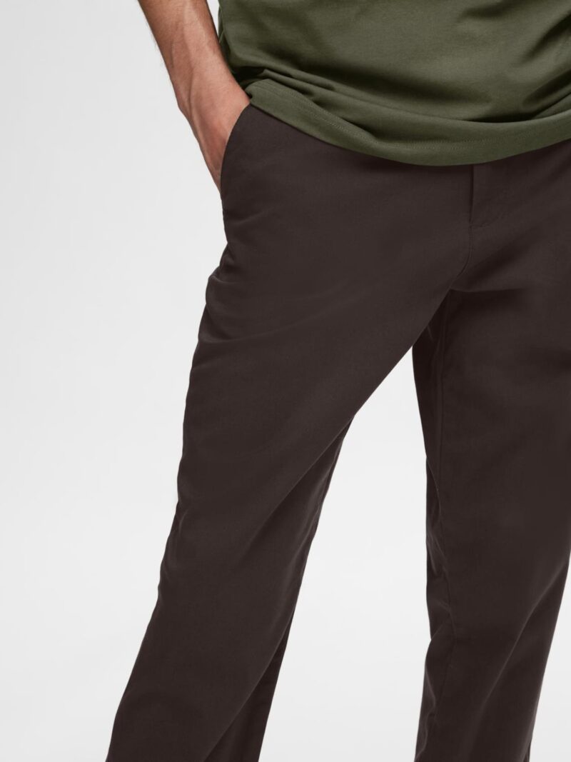 Original SELECTED HOMME Pantaloni eleganți 'Miles Flex'  ciocolatiu