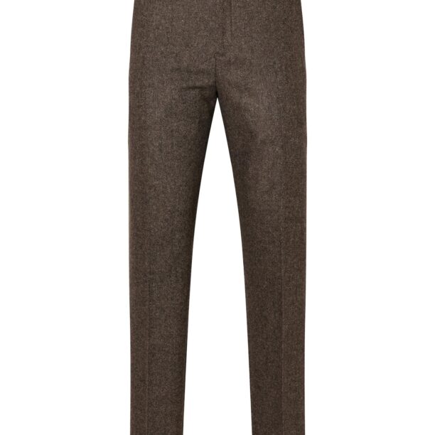 SELECTED HOMME Pantaloni eleganți  ciocolatiu