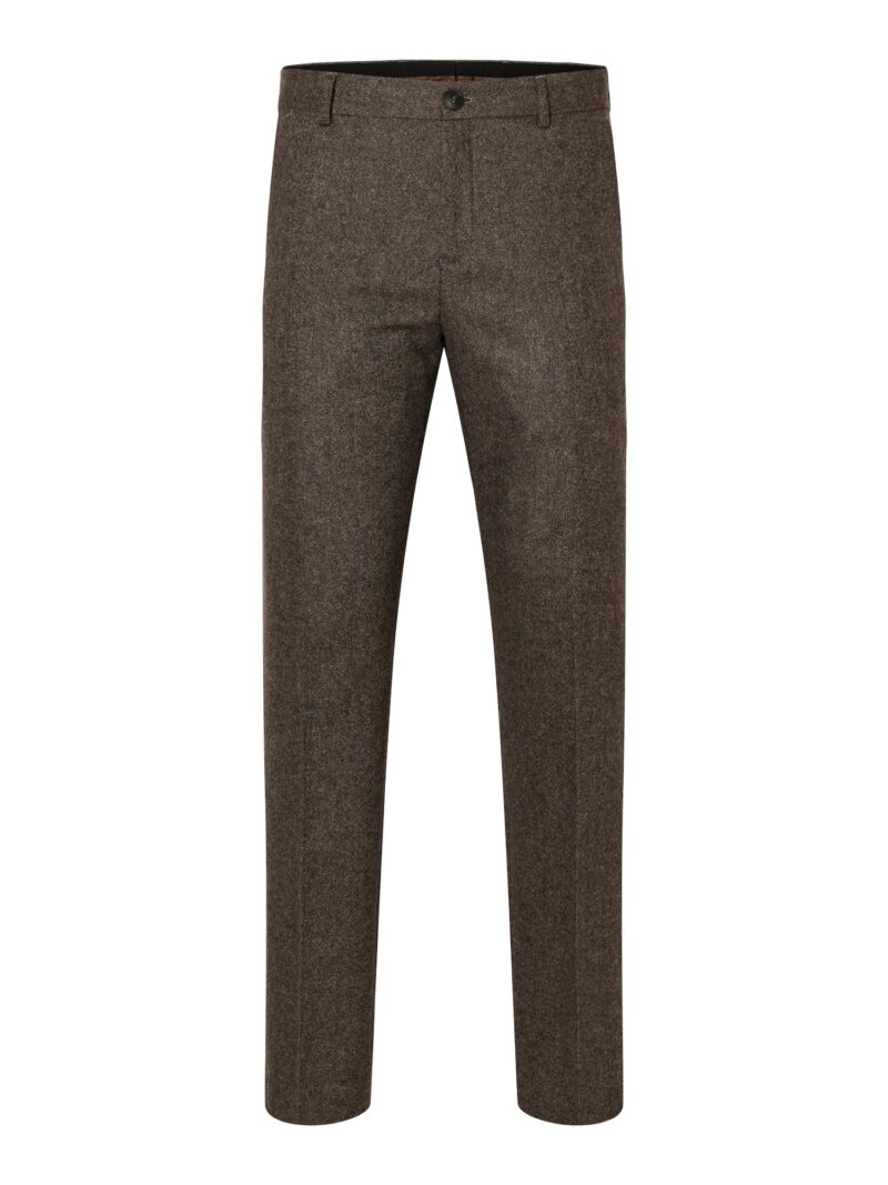 SELECTED HOMME Pantaloni eleganți  ciocolatiu