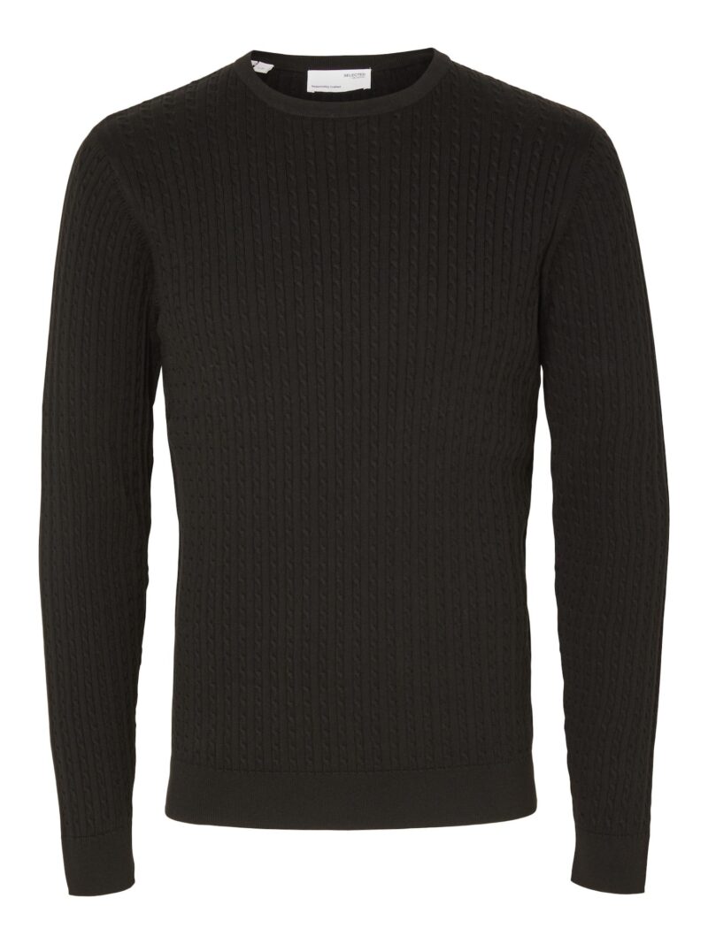 SELECTED HOMME Pulover 'SLHBerg'  negru