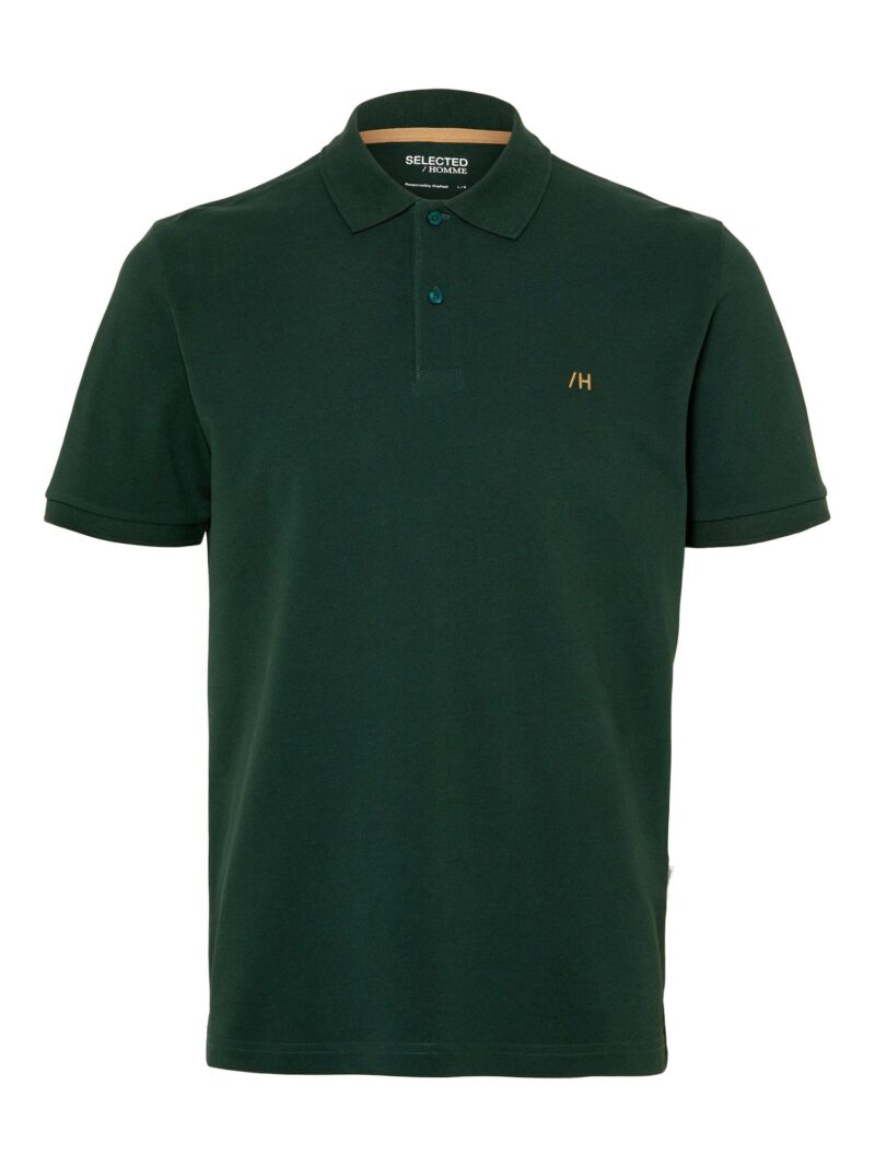 SELECTED HOMME Tricou 'Dante'  maro deschis / verde închis