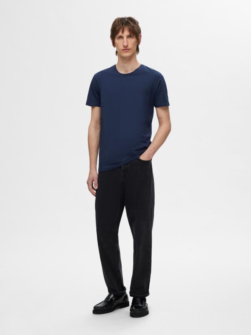 SELECTED HOMME Tricou 'SLHRoland'  bleumarin preţ