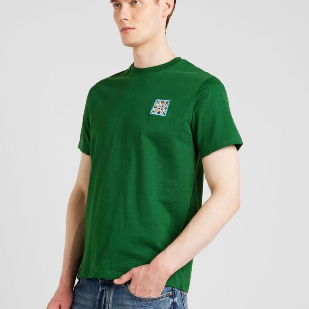 Preţ SELECTED HOMME Tricou 'SLHTATE'  bej / bleumarin / albastru deschis / verde închis