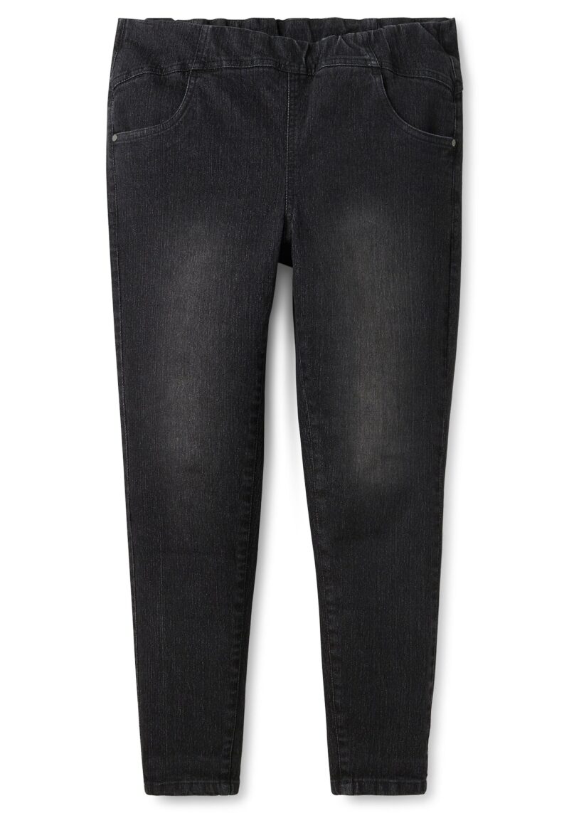 SHEEGO Jeggings  negru denim