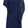 SHEEGO Rochie de cocktail  albastru marin