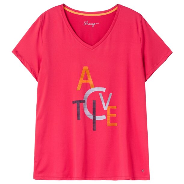 SHEEGO Tricou funcțional  albastru noapte / albastru deschis / portocaliu / magenta