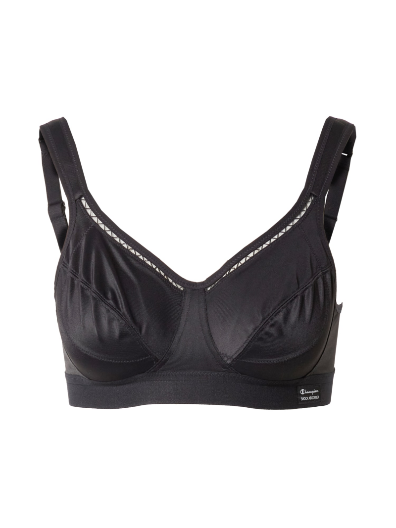 SHOCK ABSORBER Sutien sport  negru / alb