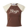 SHYX Tricou 'Bessy'  bej / maro