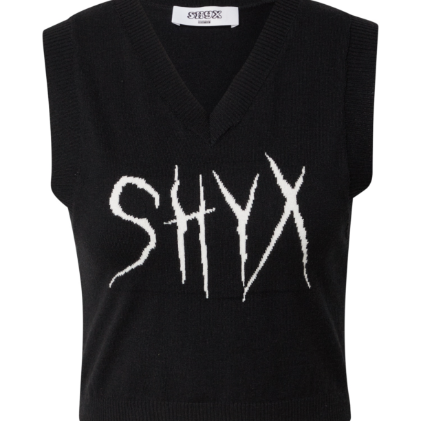 SHYX Tricou 'Kora'  negru / alb