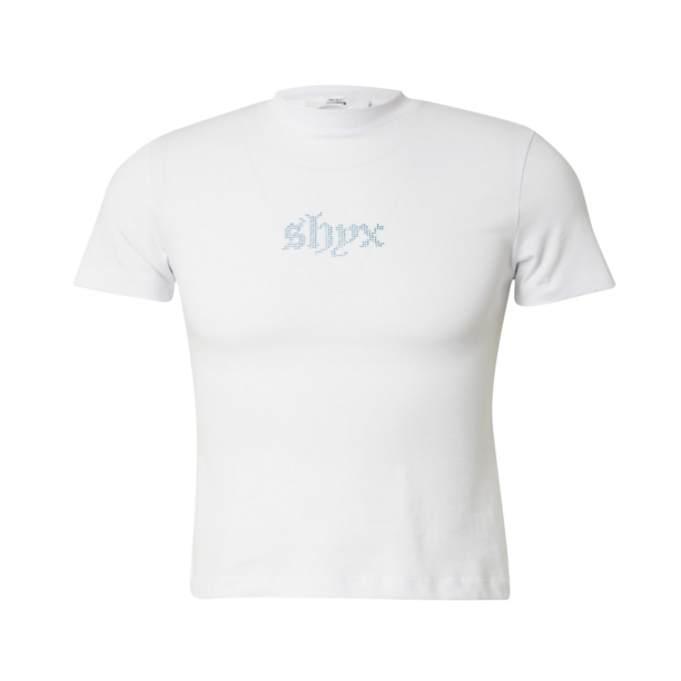 SHYX Tricou 'Sharli'  albastru deschis / alb