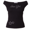 SHYX Tricou  negru / argintiu