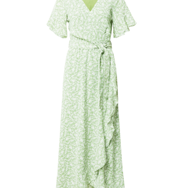 SISTERS POINT Rochie 'GUSH'  verde pastel / alb