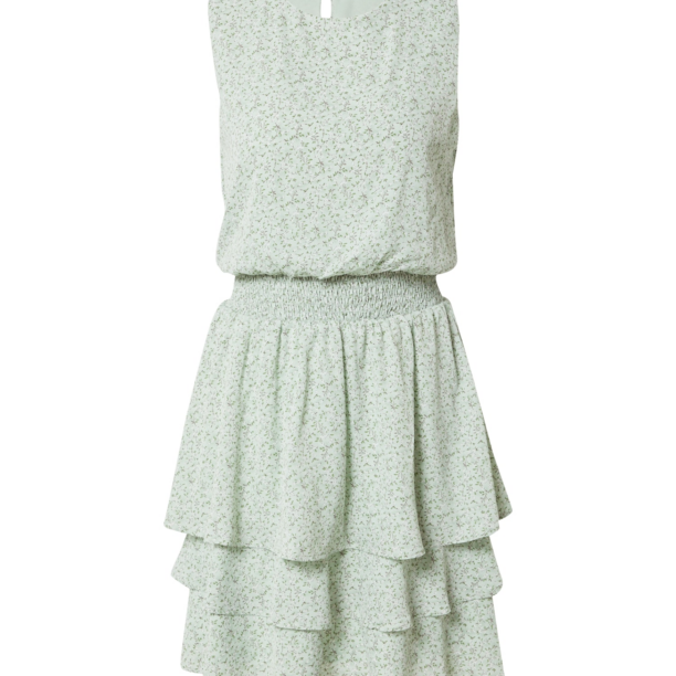 SISTERS POINT Rochie 'NICOLINE'  verde pastel / alb