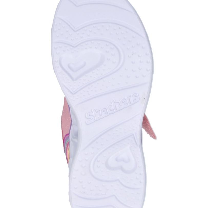 SKECHERS Sneaker 'HEART LIGHTS'  verde mentă / lila / roz / magenta preţ
