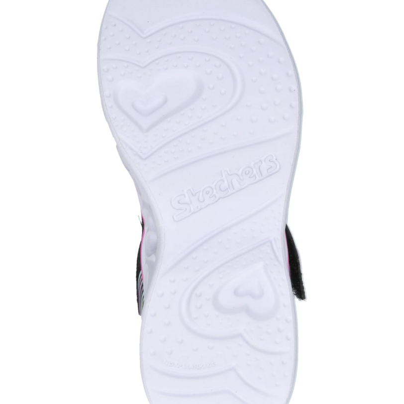 SKECHERS Sneaker 'HEART LIGHTS'  verde mentă / mov deschis / roz neon / negru preţ