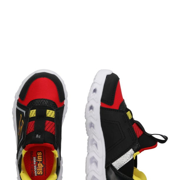 SKECHERS Sneaker 'HYPNO-FLASH 2.0 - VEXLUX'  galben / roșu / negru