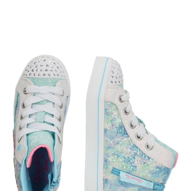 SKECHERS Sneaker 'TWI-LITES 2.0 - ENCHANTED UNICORN'  albastru aqua / albastru deschis / roz deschis / alb