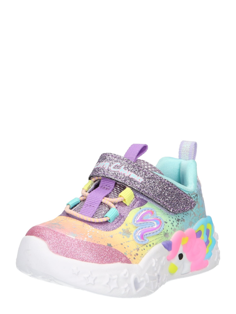 SKECHERS Sneaker 'Unicorn Charmer'  albastru aqua / galben pastel / lila / roz deschis