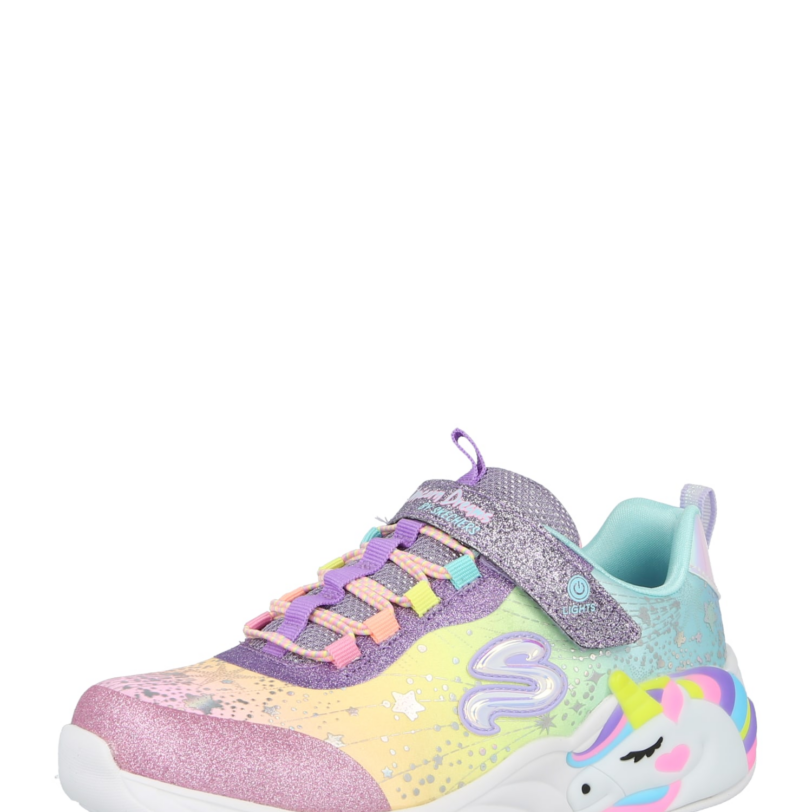 SKECHERS Sneaker 'Unicorn Dreams'  turcoaz / galben deschis / mov deschis / roz