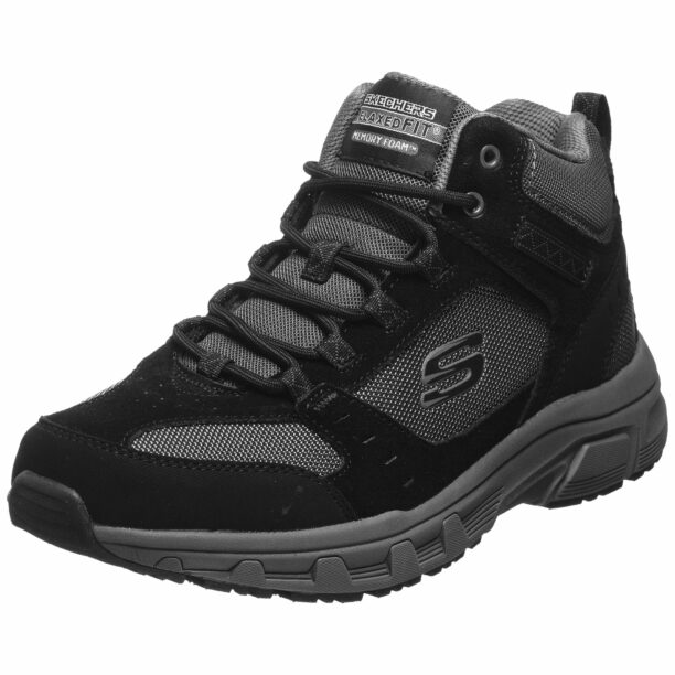 SKECHERS Sneaker înalt 'Oak Canyon Ironhide'  gri metalic / negru