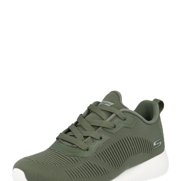 SKECHERS Sneaker low 'Bob Squad'  verde închis / alb