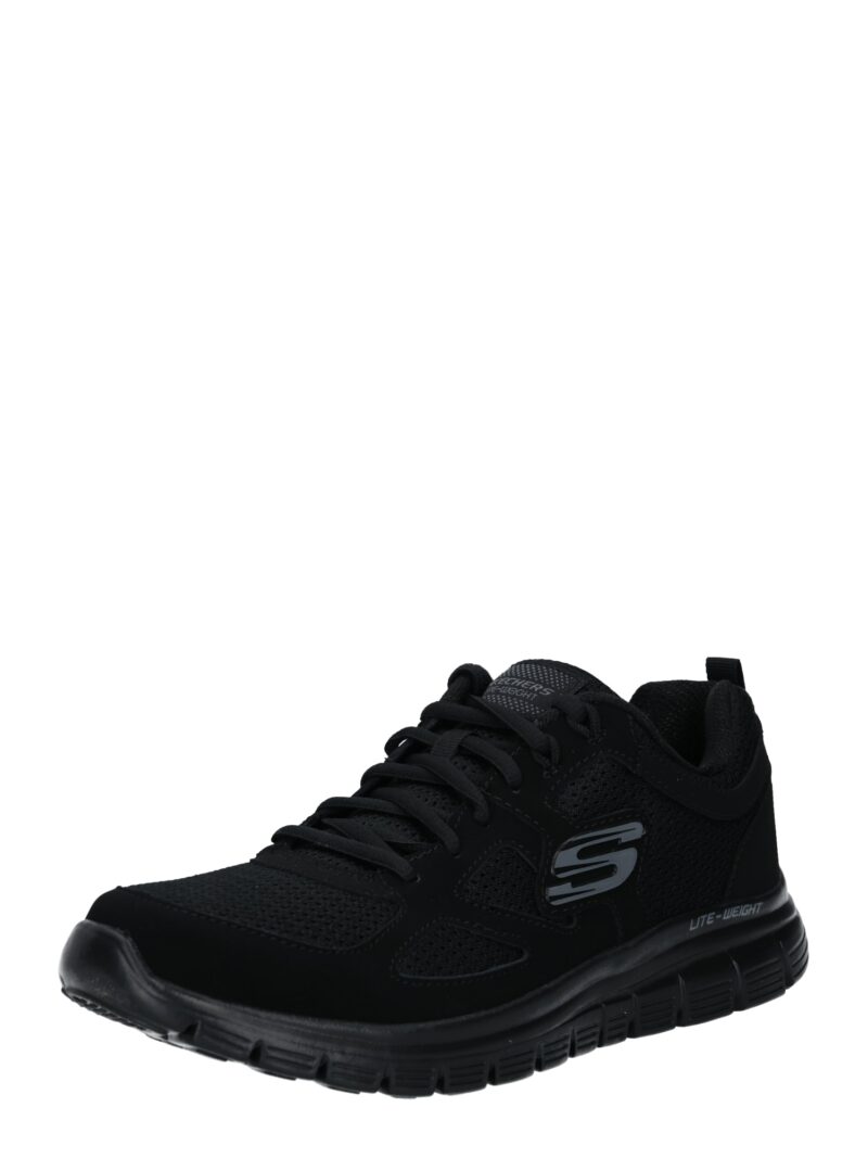 SKECHERS Sneaker low 'Burns Agoura'  gri / negru