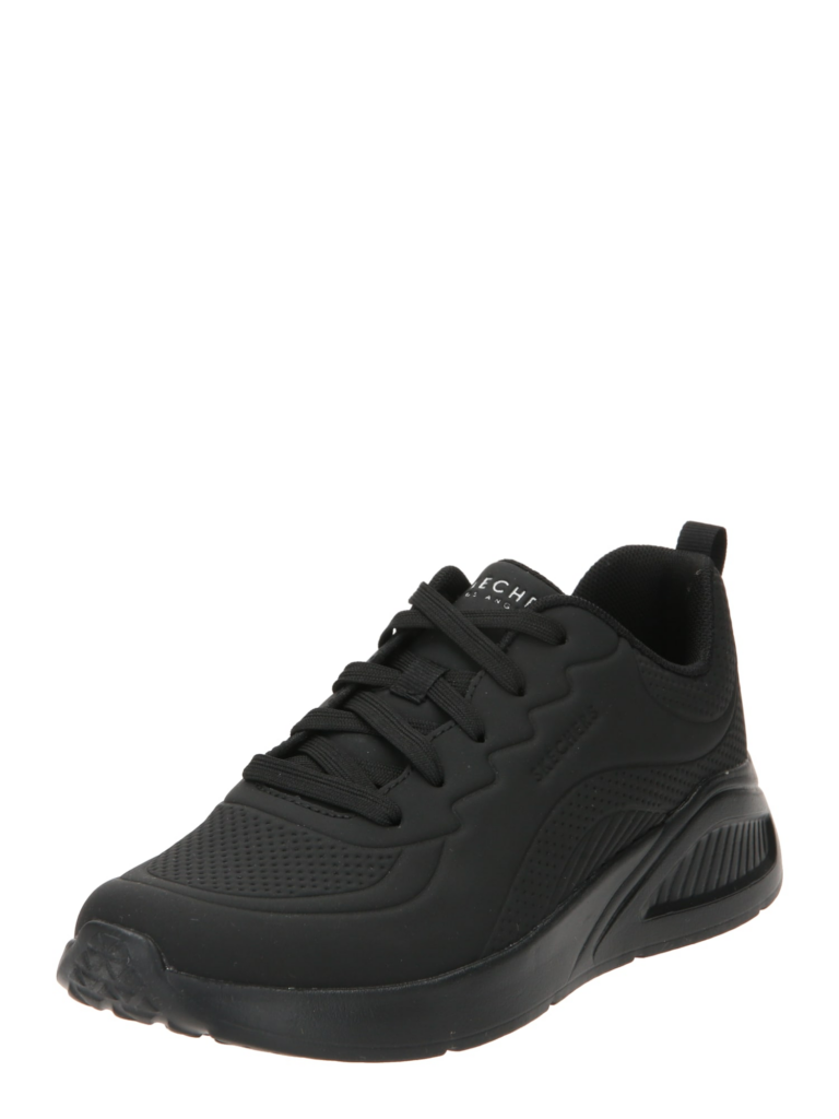 SKECHERS Sneaker low 'Deboss Durabuck'  negru